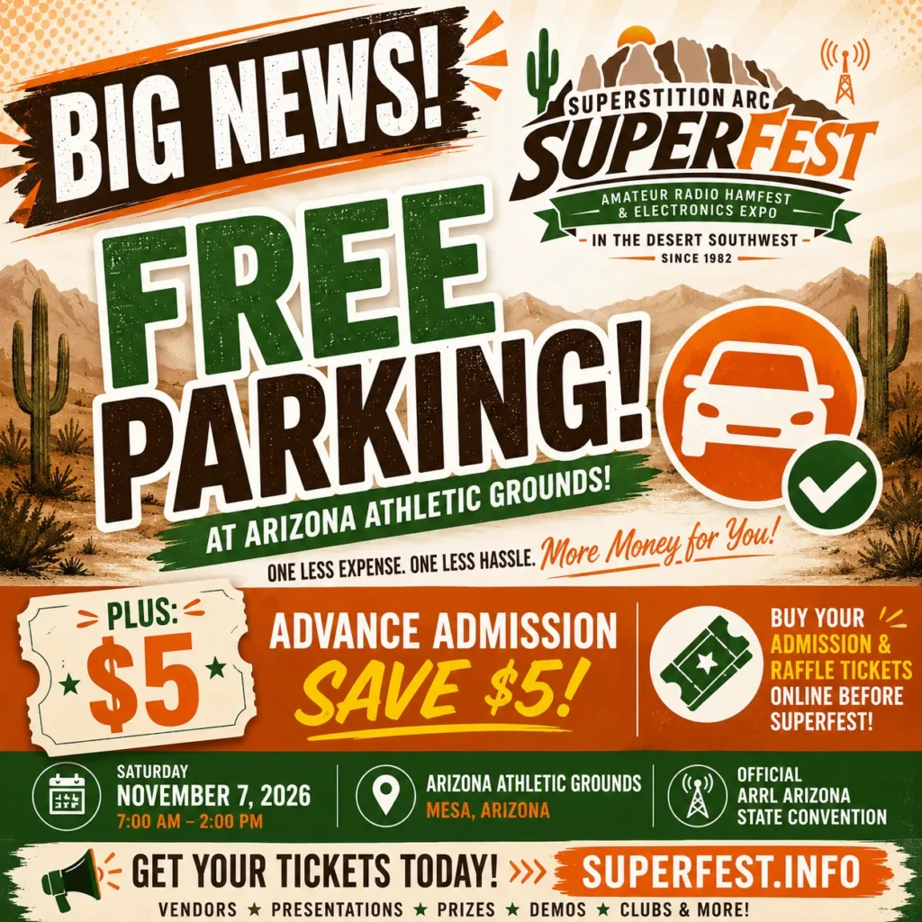 big news image featuring free parking at superfest 2026